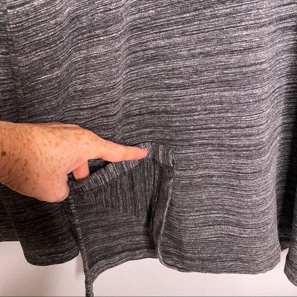 Daily Ritual Gray Long Sleeve Tunic Large - Picture 6 of 11